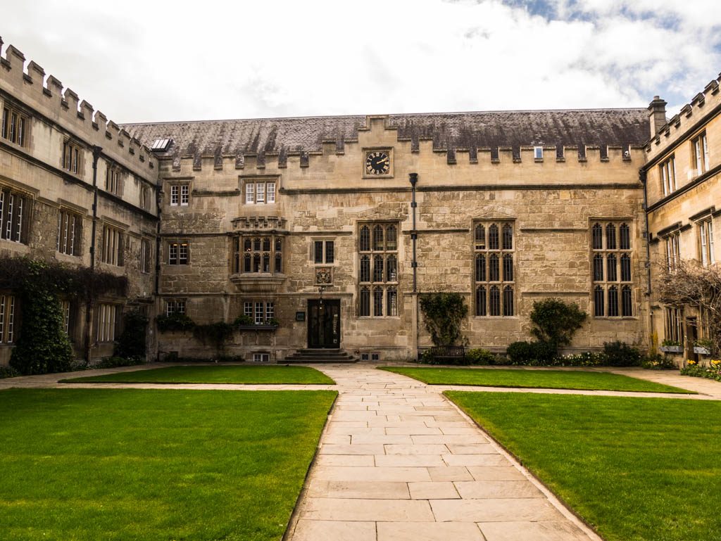 Oxford University quad