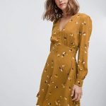 Asos mustard dress