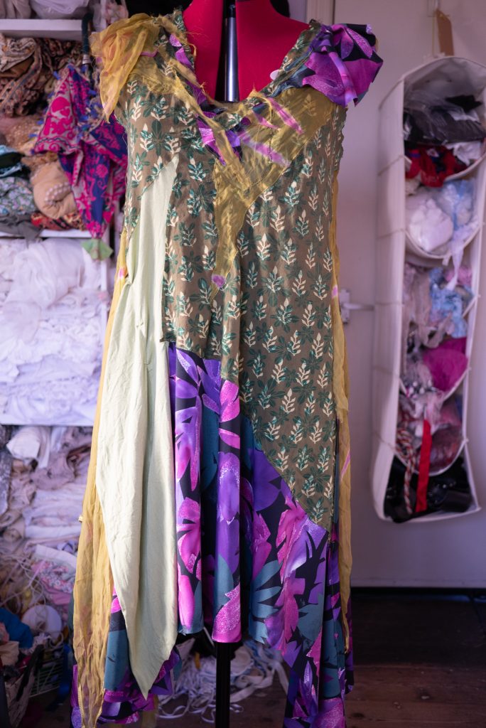 Making a bohemian tropical print fairy dress | When I Grow Up