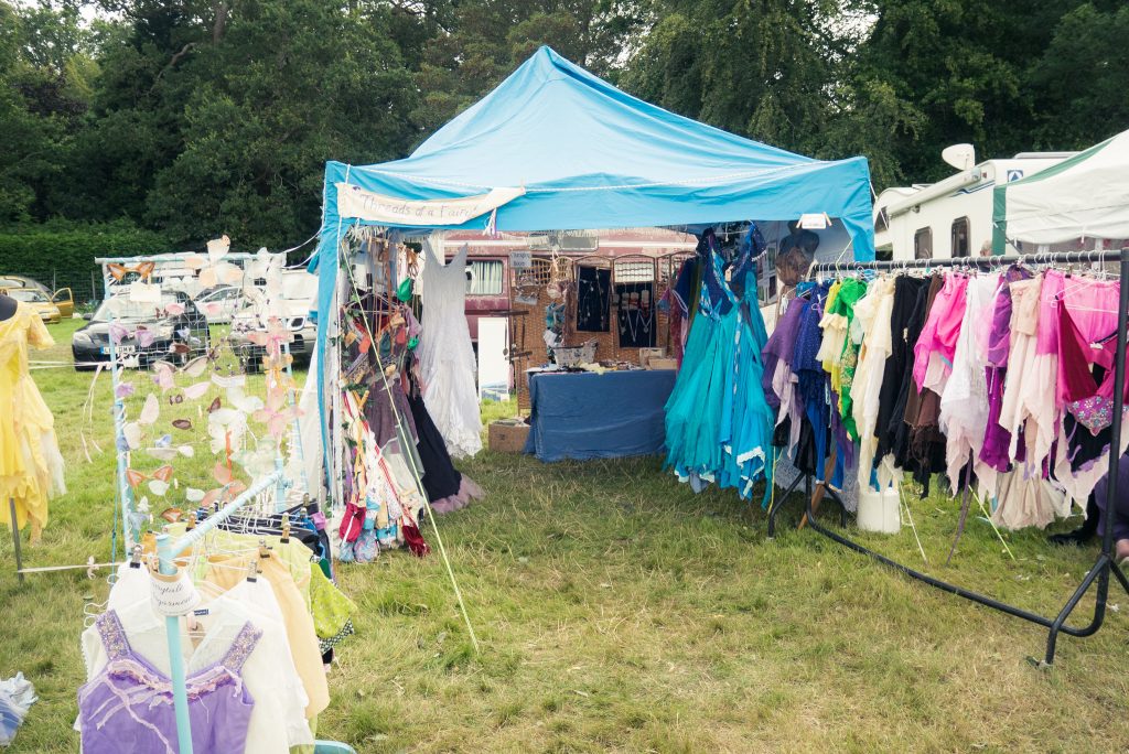 Threads of a Fairytale stall at the New Forest Fairy Festival
