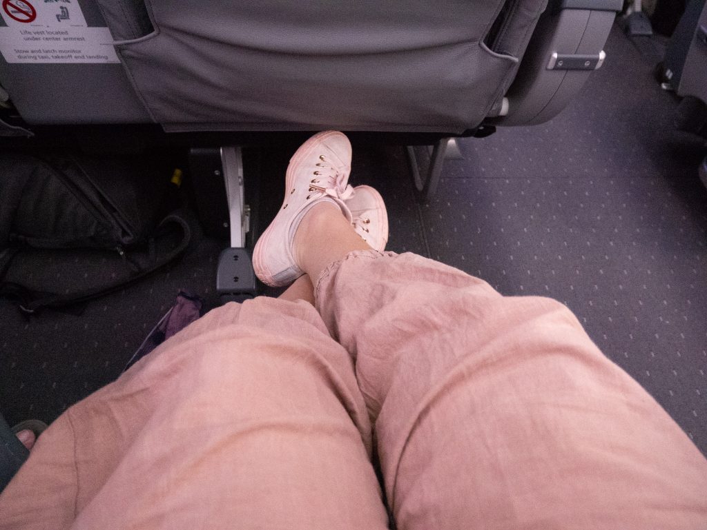 leg room in premium seats on Norwegian airways